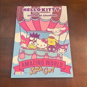 Sanrio Hello Kitty and Friends Advanced Coloring Book by Bendon